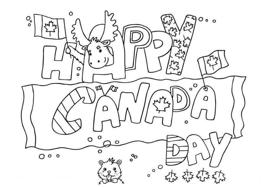 fête du canada premier juillet Coloriage fête du canada premier juillet Coloriage